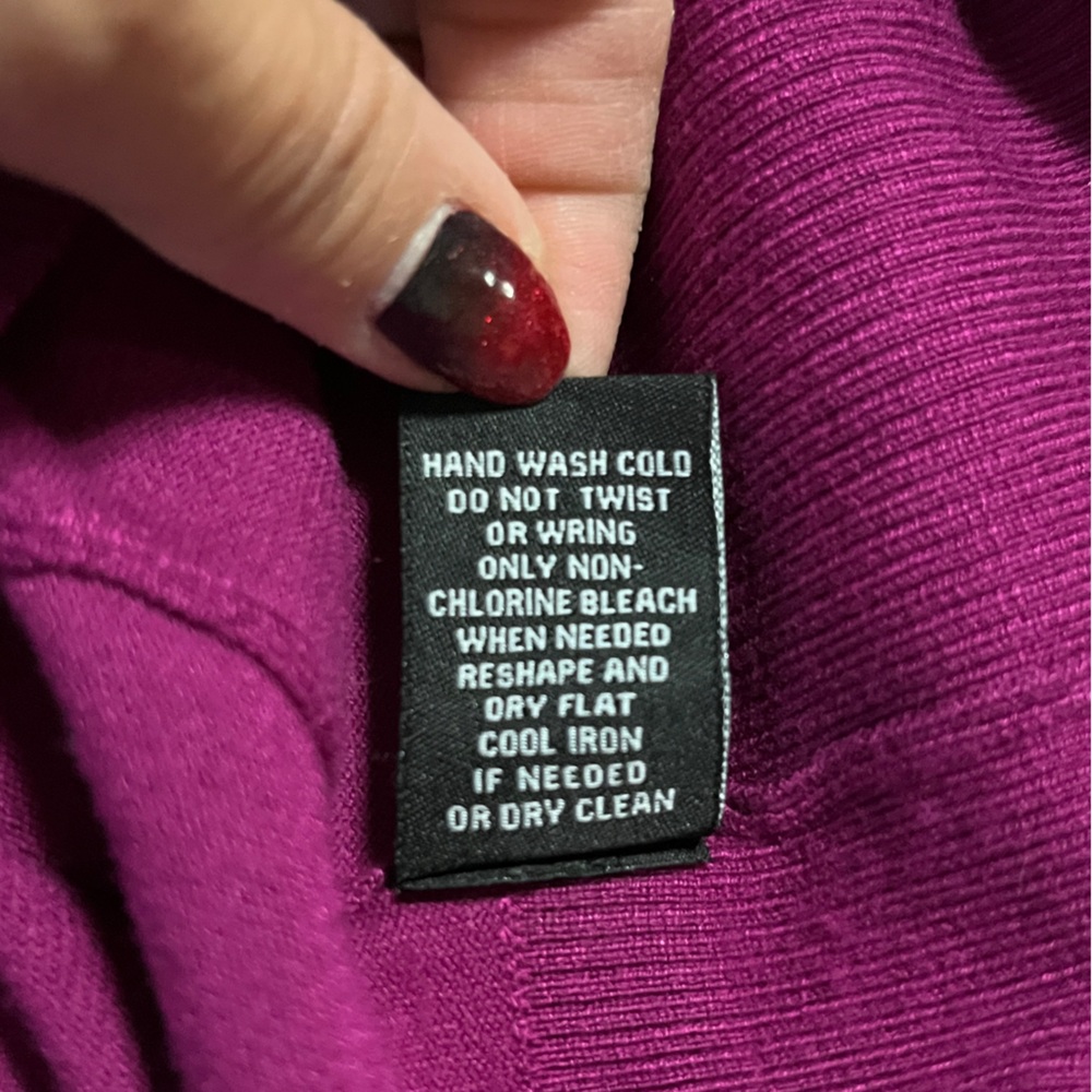 Premier Studio, Purple, Crop, Button Jacket/Sweat… - image 7